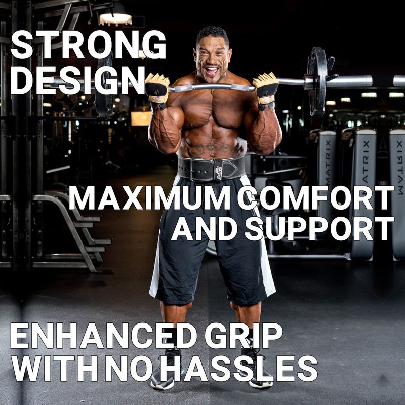 Schiek Sport Model 415 Weight Lifting Fingerless Glove - Image 2